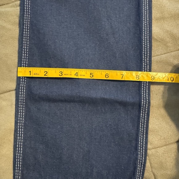 Vintage KEY Authentic Dungaree Jeans 30x32 Regular Fit Carpenter Denim NWT - Picture 12 of 13